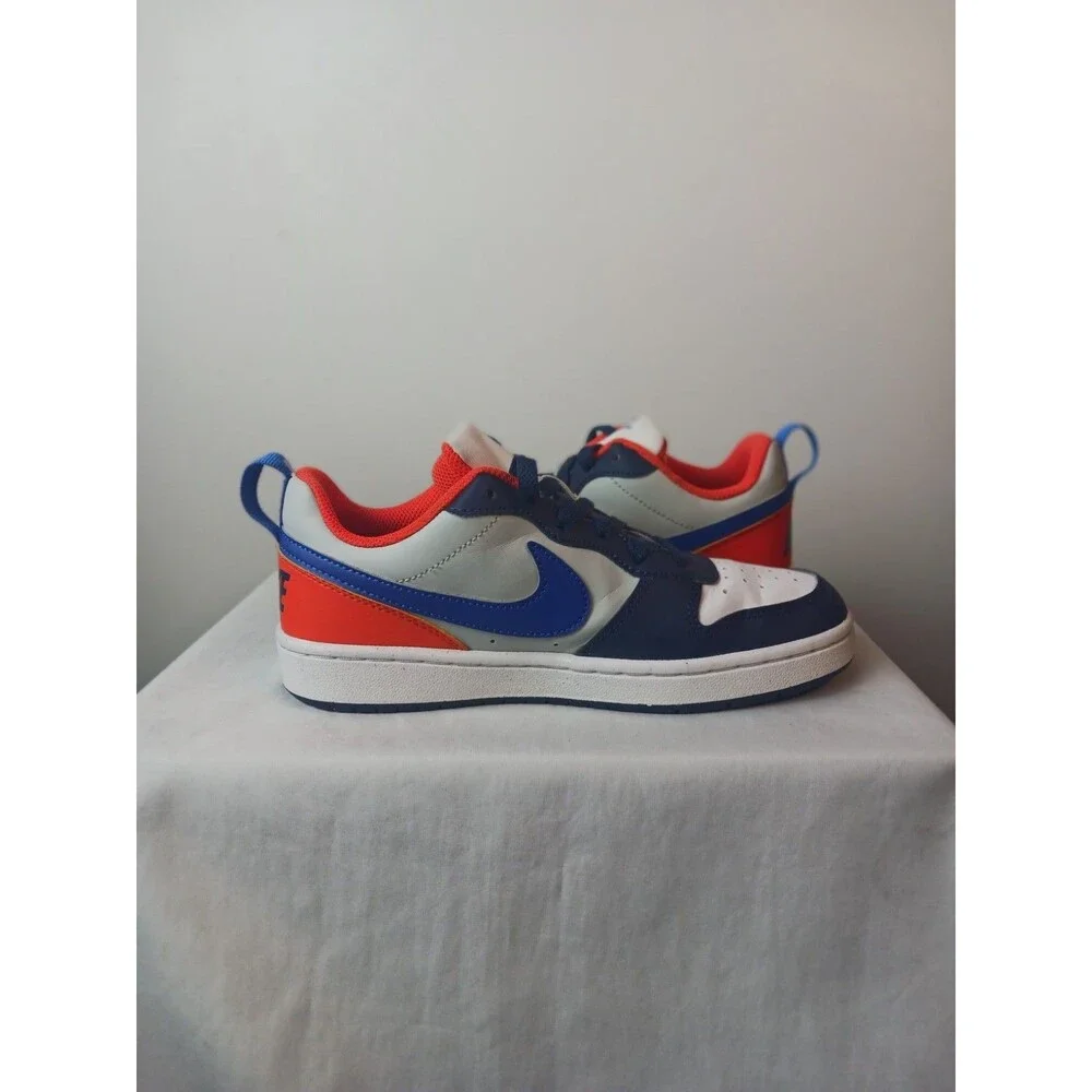 Nike Court Borough Low Recraft GS Midnight Navy Team Orange Kid Youth DV5456-401